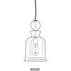 Progress Lighting, Staunton Collection, 1-Light Wall Sconce, Brushed Nickel, Clear Glass Shade - 4 of 4
