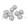 Northlight Mirrored Disco Ball Christmas Ornaments - 1.5" (40mm) - Silver - 9ct - 2 of 4