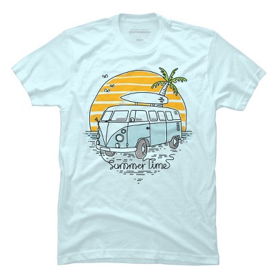 Men's Design By Humans Summer Time By quilimo T-Shirt