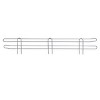 Quantum Storage Systems Side Ledge, 30"D X 4"H, Gray Epoxy Antimicrobial Finish - 2 of 2