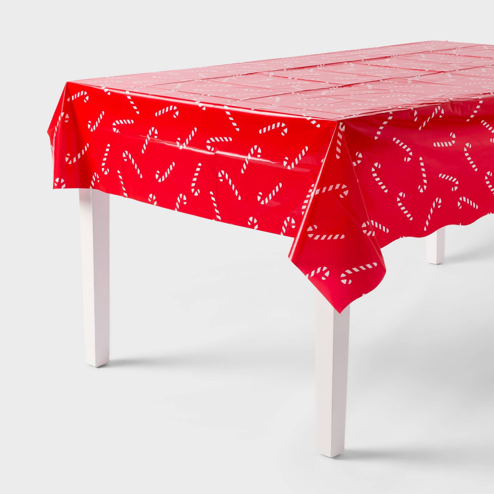 Christmas Candy Cane Table Cover - Spritz™