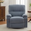 360° Rotating Swivel Rocking Recliner Chair with Soft Cushion & Backrest - 2 of 4