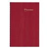 CoilPro Daily Planner, 10 x 7.88, Red Cover, 12-Month (Jan to Dec): 2025 - 2 of 4