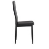 MAYEERTY 4-Piece PU Dining Chair Set - Diamond-Shaped Upholstered Chairs with Soft Leather Surface - 4 of 4