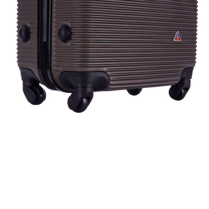 InUSA Royal Lightweight Hardside Large Checked Spinner Suitcase, 5 of 7