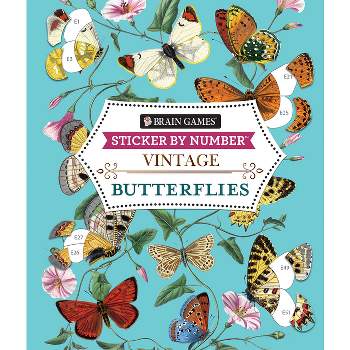 Brain Games - Sticker by Number: Butterflies [Book]