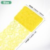 Unique Bargains Elastic Lace Fabric Ribbon Stretchy Trim W Floral Pattern for Bridal Wedding 1 Pc - 3 of 4
