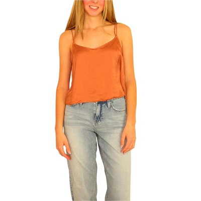 Aeropostale Womens Charseuse Cami Tank Top, Orange, X-Large
