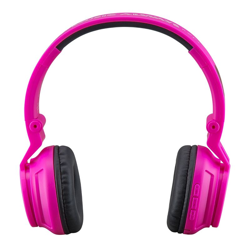 eKids Trolls World Tour Bluetooth Headphones for Kids, Over Ear Headphones for School, Home, or Travel - Pink (TR-B50.FXV0MOL), 3 of 6