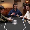 VEVOR Poker Table Top, 70 x 35 Inch Poker Mat for Table, 6-8 Players Foldable Poker Table Top with Carrying Bag, Folding Poker Table Topper, Black - 2 of 4