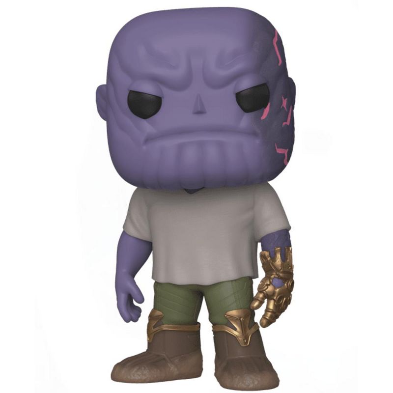 Funko Pop! Marvel: Avengers Endgame - Casual Thanos with Gauntlet, 2 of 4