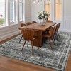 Vintage Large Area Rug for Living Room Bedroom Distressed Rug Non-Slip Low Pile Machine Washable Rug - 2 of 4