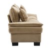 NicBex 84" Corduroy Couch with Pillows,Deep Seat Loveseat Sofa,Comfy Upholstered Cloud Couch,Sleeper Sofa for Living Room,Apartment,Office - 4 of 4