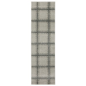 Oriental Weavers Alton 092E9 Grey/ Teal Indoor Area Rug - 2'3" x 7'6" - 1 of 4