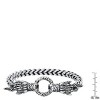 Steeltime Men's stainles steel and simulated black diamonds dragon head bracelet - 3 of 4
