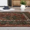 TackView Washable   Trellis Vintage Indoor Soft Anti-Slip Carpet Boho Floral Distressed Aesthetic Foldable Thin - 4 of 4