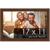 PosterPalooza | Simple Brown Picture Frame - UV Acrylic, Backing Board, Hanging Hardware Included - 2 of 4