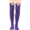 BABYYER Christmas Socks, Women Thigh High Long Stockings with Xmas Doll Elastic and Soft for Holiday Decorations - 2 of 4