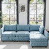 Gulches Side Armrest for Modular Sofa combo parts Pair of Armrests for Sectional Modular Couch - 3 of 4
