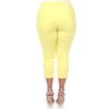 Women's Plus Size Capri Jeans - White Mark - 4 of 4