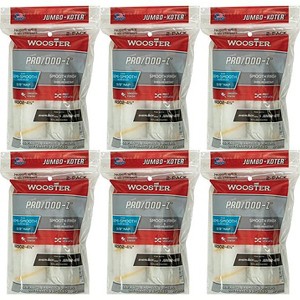Wooster 4.5" Jumbo-Koter Pro/Doo-Z 3/8" Nap 6 Sets Of 2-Pack Roller Cover # RR302-4.5-6PK - 1 of 3