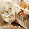 7 Drawers Dresser, Modern Wood Chest of Drawers, Dressers with Round Edge Design, Dresser TV Stand, Wood Drawer Organizer for Bedroom, Living Room - 3 of 4