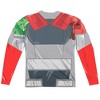 Men's Voltron Costume (Frontback Print) Long Sleeve Costume T-Shirt - 3 of 4
