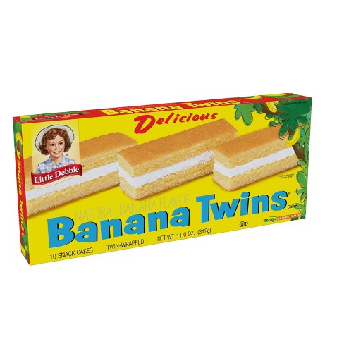 Little Debbie Delicious Natural Flavor Banana Twins 11oz - image 1 of 4
