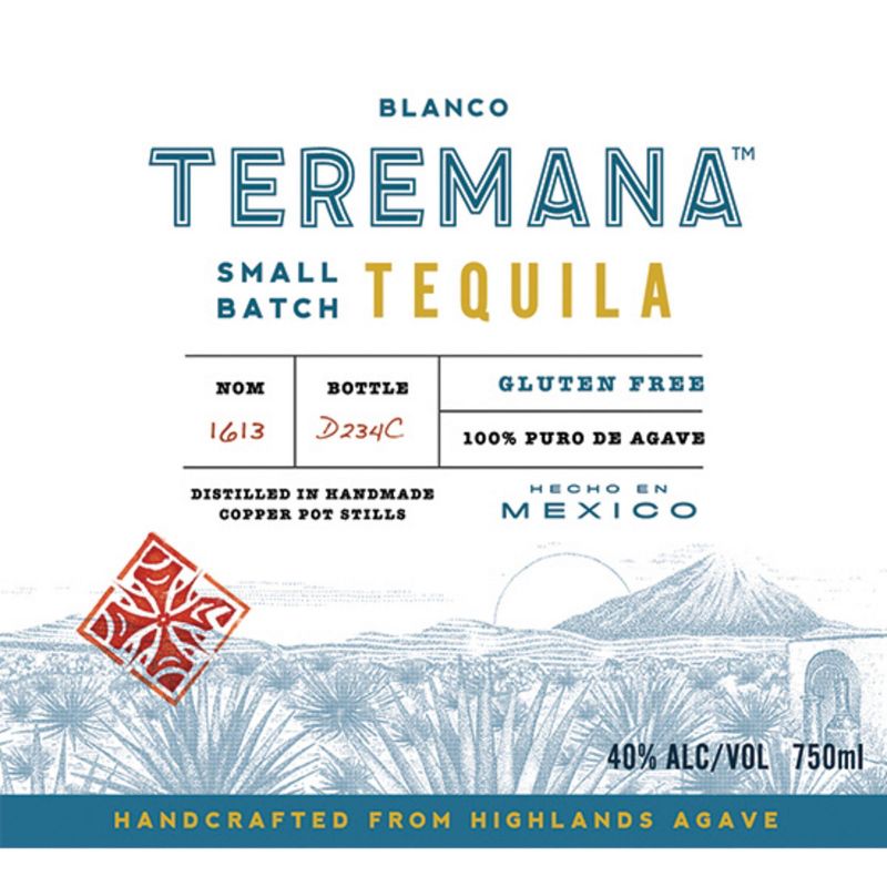 Teremana Blanco Tequila - 750ml Bottle, 2 of 4