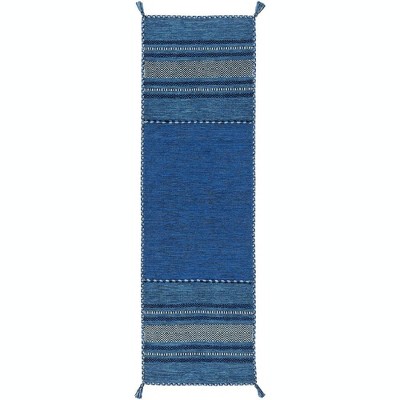 Mark & Day Slough 2'6"x8' Runner Woven Indoor Area Rugs Navy