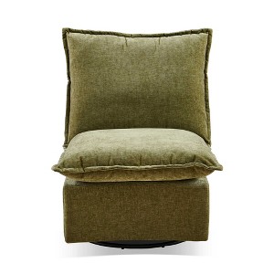 TIRAMISUBEST Detachable Green Single 360 Swivel Rocking Rocker, Swivel Sofa Chair for Living Room and Bedroom Comfort - 1 of 4