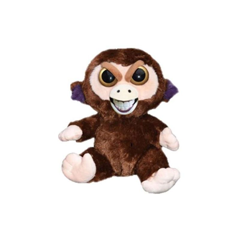 William Mark Corp Feisty Pets 8" Plush, Grandmaster Funk the Monkey (Sly Grin), 2 of 4