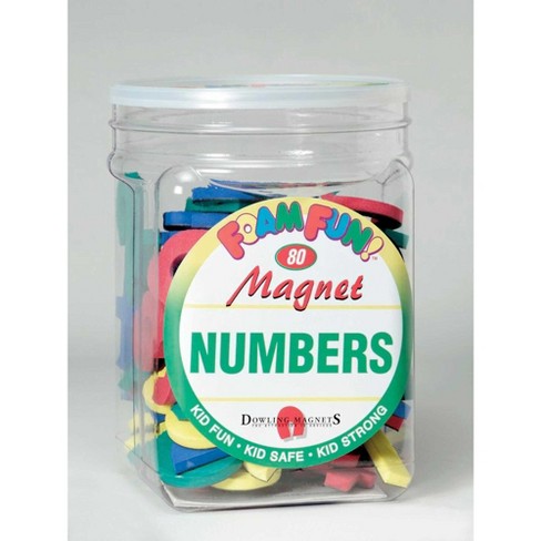 Dowling Magnets Foam Fun Magnetic Numbers And Operation Signs, Set Of ...