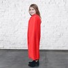 Skeleteen Red Velvet Hooded Cape - Kids Long Velour Vampire and Superhero Halloween Costume Cloak with Hood - 4 of 4