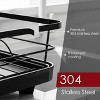 LunaLulinlk Dish Drying Rack, Compact Dish Racks for Kitchen Counter, Black, XX-Large - 3 of 4