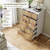 48" Tall 5-Drawer Dresser - Modern Wood Storage Cabinet ,Gold Handles, Vertical Organizer for Bedroom to Entryway - 3 of 4