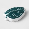 14" Monstera Leaf Outdoor Throw Pillows Green - Room Essentials™ - 3 of 4