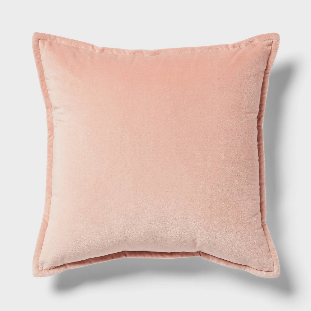 Photos - Pillow Velvet Reverse Oblong Dec  Light Terracotta - Threshold™