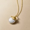 Ross-Simons 15mm Cultured Baroque Coin Pearl Pendant Necklace in 18kt Gold Over Sterling Size 18 - 3 of 4