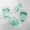 Trendables 16 OZ Plastic Stemless Wine Glasses Disposable Plastic Wine Cups- 24 Count - 3 of 4