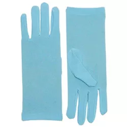 Forum Novelties Short Light Blue Adult Female Costume Dress Gloves