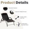 Hyleory 5-Position Adjustable Outdoor Portable Lounger with Detachable Headrest - 4 of 4