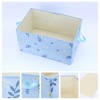 REGALWOVEN Chrysanthemum Print Collapsible Fabric Storage Bin with Handles 2 Pcs - 2 of 4