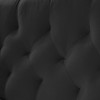 2-Seater Velvet Sofa with Tufted Back and Seat, Metal Legs and Foam Cushion for Living Room - 3 of 4
