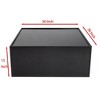 4-Tier Book Shelf Coffee Table, Multi-functional Creative Furniture Floor Bookshelf Display Stand, Minimalist Organizer Shelves,black,36in - 4 of 4