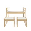 Yinvani 3-Piece Kids Activity Table Set - 3 of 4