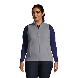 Lands' End Women's Thermacheck 100 Fleece Vest - 1 of 4