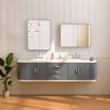 Keonjinn Framed Wall Mirror, Modern Rectangular Bathroom Vanity Mirror, Wall Mounted - 2 of 4