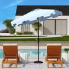 Zimmerman 7.5 Ft Square Market Umbrella W/ White Trim - PAT8400 - Safavieh - 2 of 3