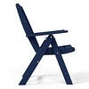 WestinTrends Malibu HDPE Adjustable Highback Folding Patio Dining Chair - 3 of 4